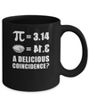 Pi Day Math Pie Delicious Coincidence Mug Coffee Mug | Teecentury.com