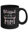 Funny Grandma Gifts Blessed To Be Called Mimi Mug Coffee Mug | Teecentury.com
