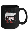 Santa Papa Claus Red Plaid Family Pajamas Christmas Gift Mug Coffee Mug | Teecentury.com