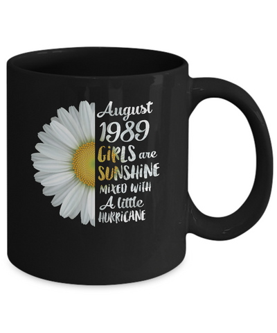 August Girls 1989 33th Birthday Gifts Mug Coffee Mug | Teecentury.com