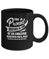 I'm A Proud Brother-In-Law Of An Amazing Sister-In-Law Mug Coffee Mug | Teecentury.com