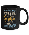 February Girls Birthday Sunshine Mixed Little Hurricane Mug Coffee Mug | Teecentury.com