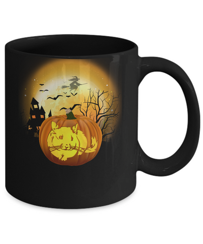 Pumpkin Chinchilla Halloween Human Costume Mug Coffee Mug | Teecentury.com