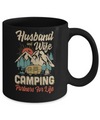 Husband And Wife Camping Partners For Life Camping Mug Coffee Mug | Teecentury.com