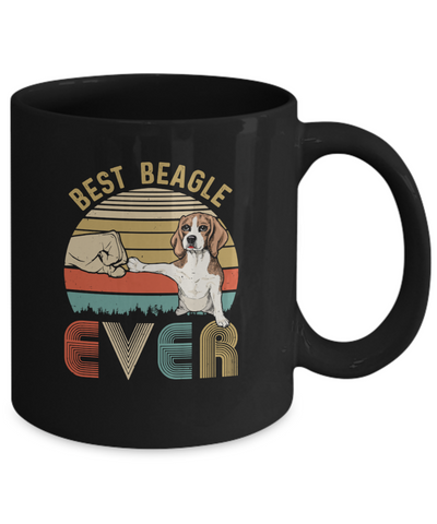 Vintage Best Beagle Dad Ever Bump Fit Funny Dad Gifts Mug Coffee Mug | Teecentury.com