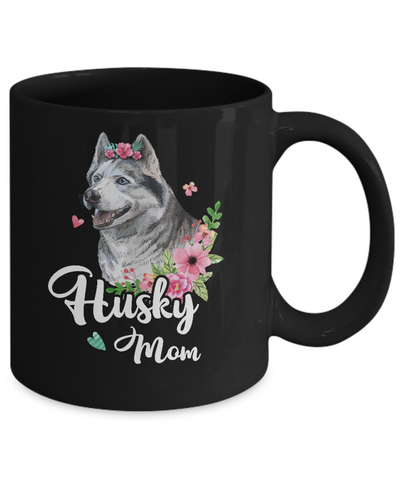 Husky Mom Funny Dog Mom Gift Idea Mug Coffee Mug | Teecentury.com
