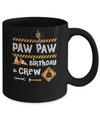 Paw Paw Birthday Crew Construction Birthday Party Gift Mug Coffee Mug | Teecentury.com