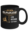 Level Of Savage Sagittarius Mug Coffee Mug | Teecentury.com