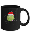 Santa Hat Tennis Christmas Gifts Mug Coffee Mug | Teecentury.com