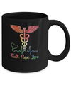 Faith Hope Love Nurse Medical Assistant Quarantine Mug Coffee Mug | Teecentury.com