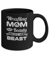 Wrestling Mom This Beauty Raised Her Beast Mug Coffee Mug | Teecentury.com