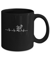 Drums Heartbeat Drummers Music Lover Musician Rock Mug Coffee Mug | Teecentury.com