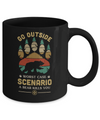 Go Outside Worst Case Scenario A Bear Kills You Camping Gift Mug Coffee Mug | Teecentury.com