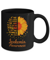 Being Strong Daisy Flower Orange Leukemia Awareness Mug Coffee Mug | Teecentury.com