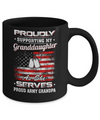 Supporting My Granddaughter As She Serves Proud Army Grandpa Mug Coffee Mug | Teecentury.com