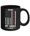 Home Of The Free Because My Uncle Is Brave Niece Nephew Mug Coffee Mug | Teecentury.com