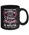 December Girl Hated By Many Loved By Plenty Heart On Her Sleeve Mug Coffee Mug | Teecentury.com
