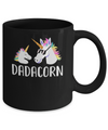 Dadacorn Unicorn Dad And Baby Fathers Day Mug Coffee Mug | Teecentury.com