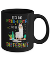 No Prob Llama To Be Different Llama Autism Awareness Gift Mug Coffee Mug | Teecentury.com