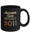 Awesome Since August 2011 Vintage 11th Birthday Gifts Mug Coffee Mug | Teecentury.com