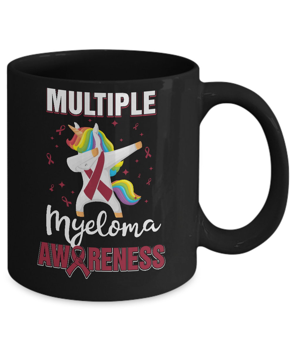 Inspirational Multiple Myeloma Awareness Unicorn Support Mug Coffee Mug | Teecentury.com