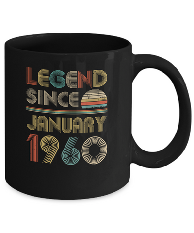 Legend Since January 1960 Vintage 62th Birthday Gifts Mug Coffee Mug | Teecentury.com