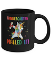 Dabbing Kindergarten Unicorn Nailed It Graduation Class Of 2022 Mug Coffee Mug | Teecentury.com