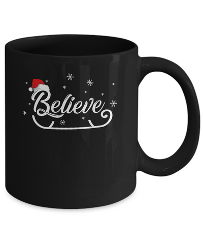 Christmas Santa Believe Xmas Christmas Holiday Funny Gift Mug Coffee Mug | Teecentury.com