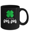 Video Game Clover Controller Gamer St Patrick's Day Mug Coffee Mug | Teecentury.com