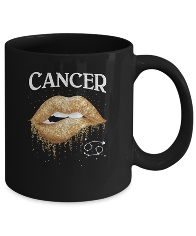 Cancer Zodiac June July Birthday Gift Golden Lipstick Mug Coffee Mug | Teecentury.com