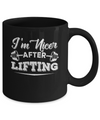 I'm Nicer After Lifting Mug Coffee Mug | Teecentury.com