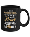 I Am A November Girl I've Got A Good Heart Birthday Mug Coffee Mug | Teecentury.com