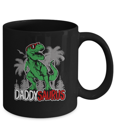 Daddysaurus Fathers Day Dinosaur T Rex Daddy Saurus Mug Coffee Mug | Teecentury.com