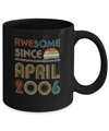Awesome Since April 2006 Vintage 16th Birthday Gifts Mug Coffee Mug | Teecentury.com