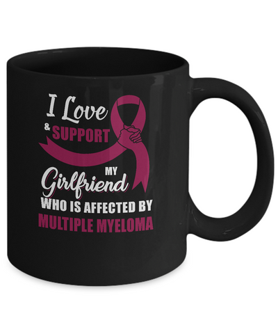 Multiple Myeloma Awareness Support Burgundy Girlfriend Boyfriend Mug Coffee Mug | Teecentury.com