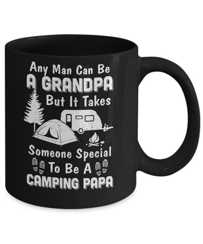 Camping Papa Grandpa Fathers Day Gift Mug Coffee Mug | Teecentury.com