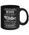 You Don't Scare Me I Have A Son Born In April Dad Mug Coffee Mug | Teecentury.com