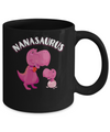 Nana Nanasaurus Rex Cute Dinosaur Mothers Day Mug Coffee Mug | Teecentury.com