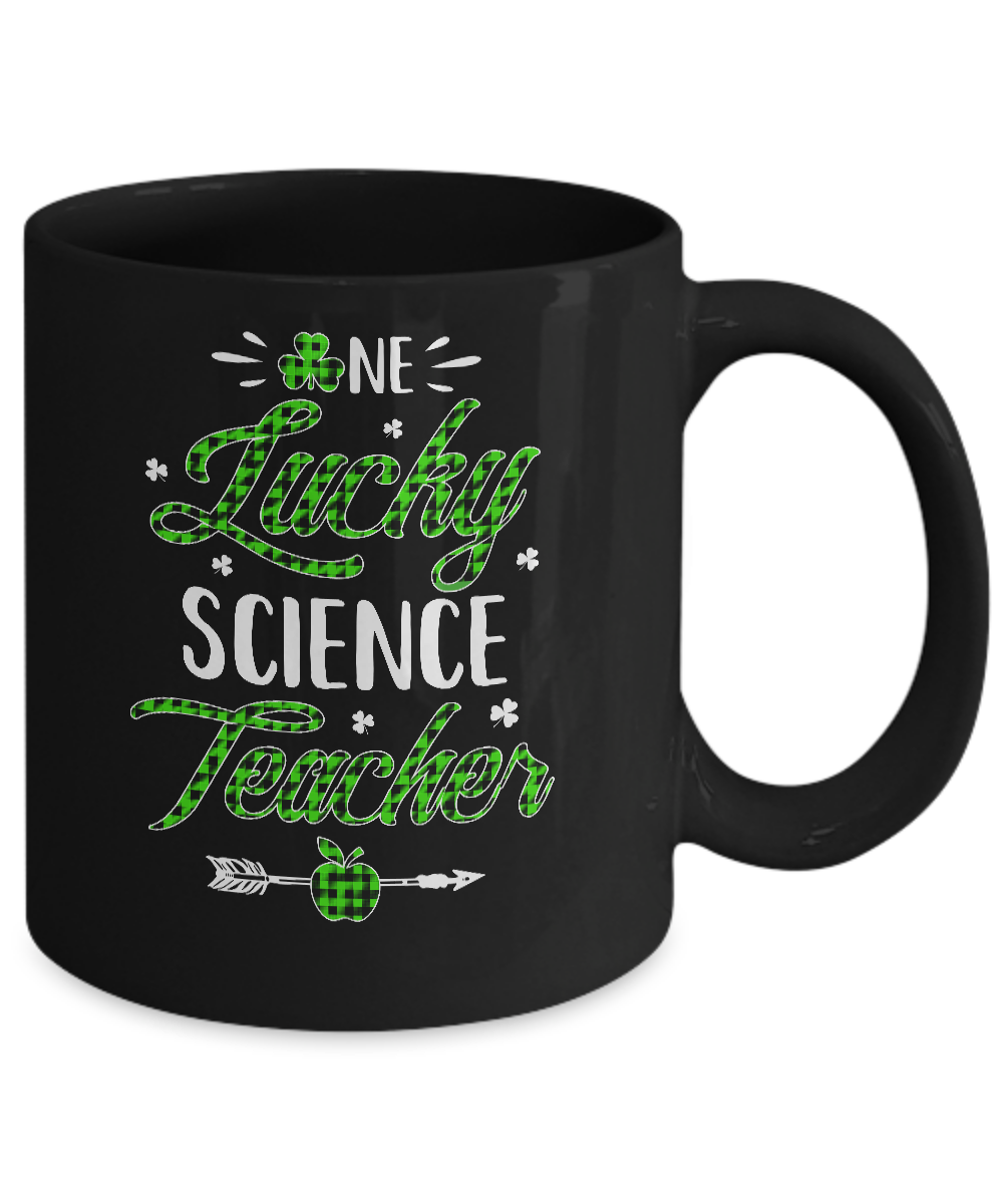One Lucky Science Teacher St Patricks Day Irish Gift Mug Coffee Mug | Teecentury.com