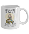 July Girl The Soul Of A Gypsy Funny Birthday Gift Coffee Mug | Teecentury.com