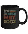 Epic Since May 2003 Vintage 19th Birthday Gifts Mug Coffee Mug | Teecentury.com