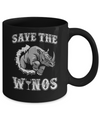 Save The Winos Wine Rhino Mug Coffee Mug | Teecentury.com