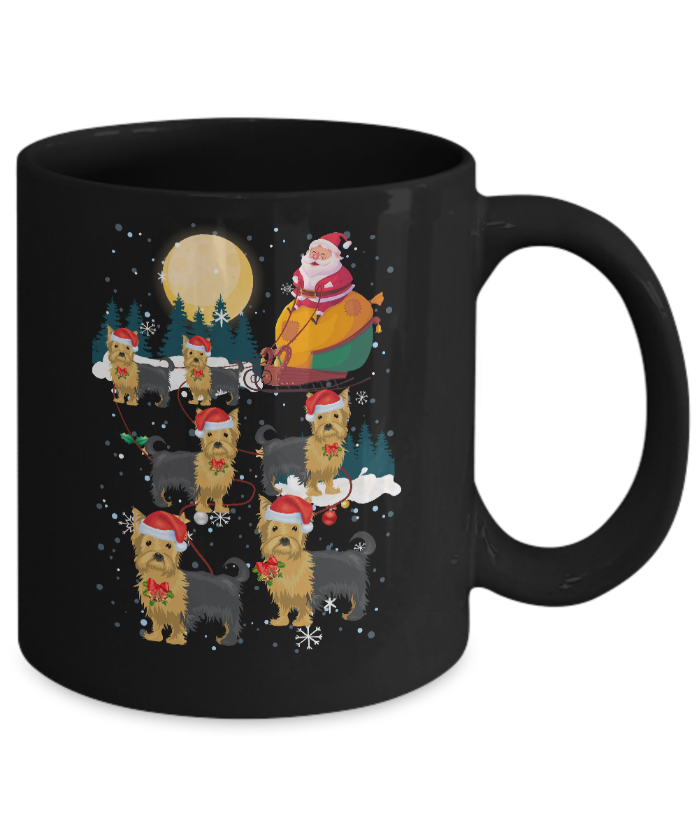 Dog Reindeer Yorkie Christmas Gift Mug Coffee Mug | Teecentury.com