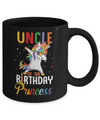 Uncle Of The Birthday Girl Dabbing Unicorn Party Mug Coffee Mug | Teecentury.com