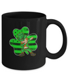St Patricks Day Leprechaun Dabbing Dab American Flag Mug Coffee Mug | Teecentury.com