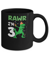Rawr I'm 3 Birthday Gifts 2019 Dinosaur For Boys Mug Coffee Mug | Teecentury.com