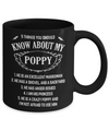 5 Things You Should Know About My Poppy Granddaughter Mug Coffee Mug | Teecentury.com