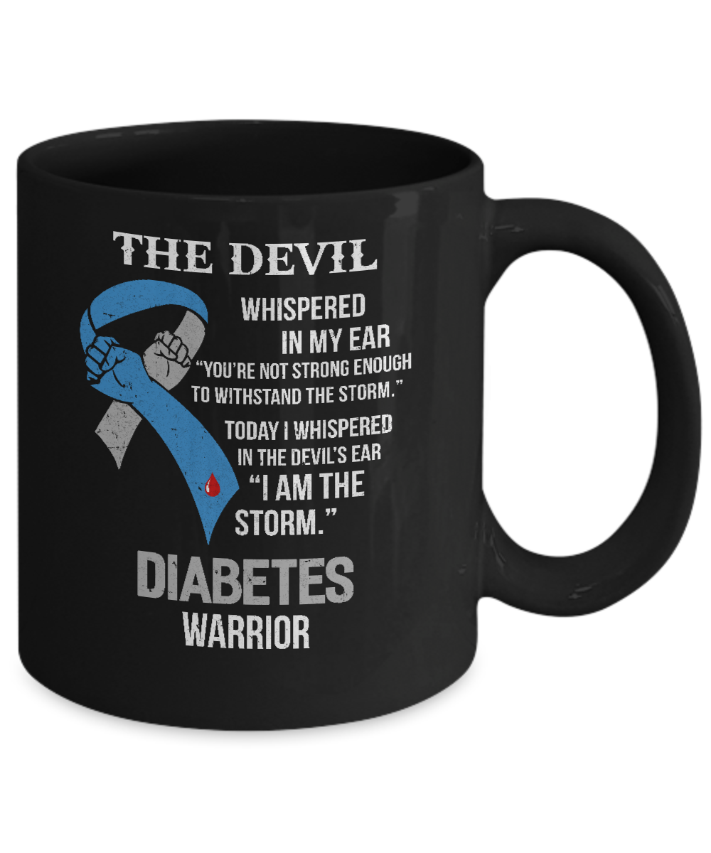 I Am The Storm Support Diabetes Awareness Warrior Gift Mug Coffee Mug | Teecentury.com