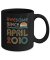 Awesome Since April 2010 Vintage 12th Birthday Gifts Mug Coffee Mug | Teecentury.com