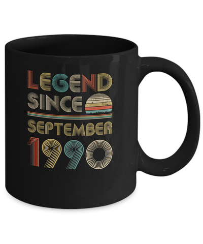 Legend Since September 1990 Vintage 32th Birthday Gifts Mug Coffee Mug | Teecentury.com